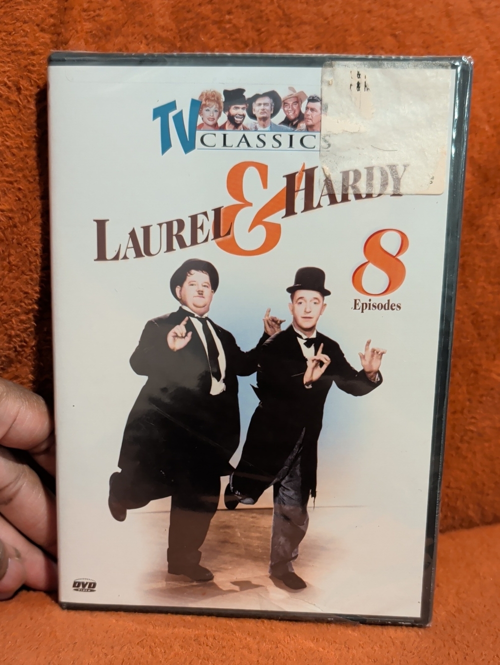 Classic Laurel & Hardy DVD - White & Orange Cover